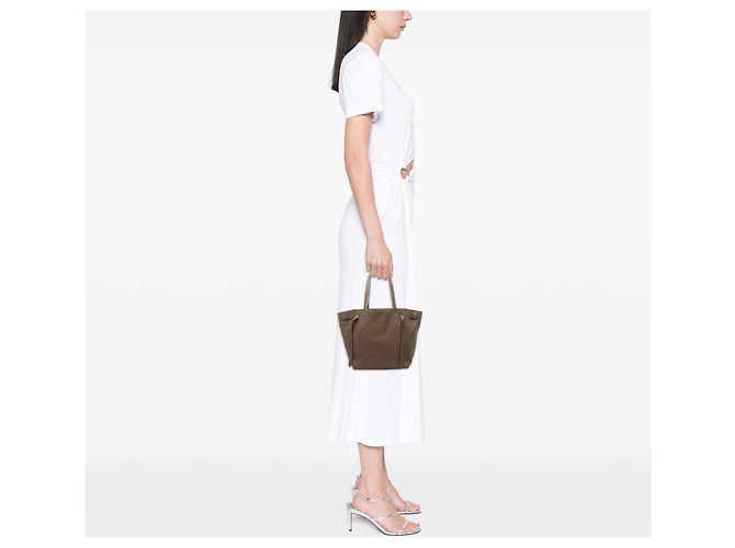 Céline Celine Kleine Braune Leder Phantom Cabas Tasche - Ansicht 7