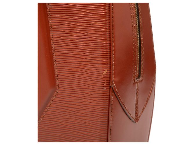 Louis Vuitton Marrone Epi Voltaire - vista 7