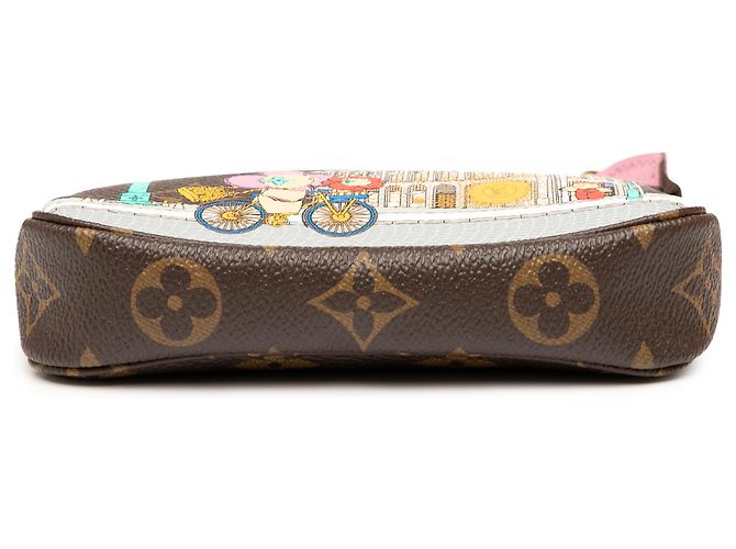 Mini Pochette Accessoires Vivienne a Parigi in Monogramma Marrone Louis Vuitton - vista 3