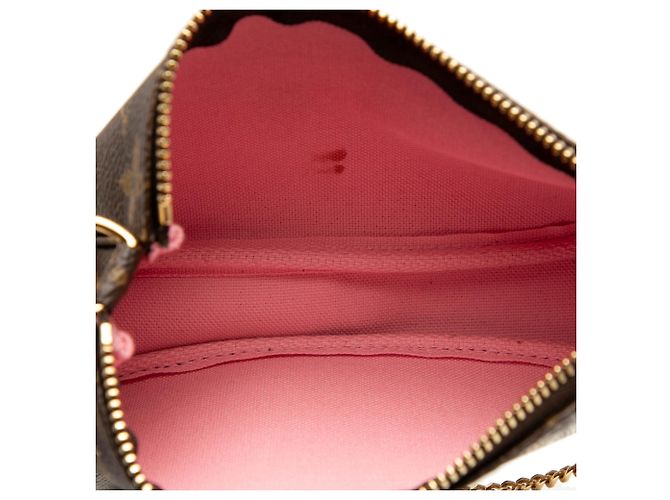 Mini Pochette Accessoires Vivienne a Parigi in Monogramma Marrone Louis Vuitton - vista 4