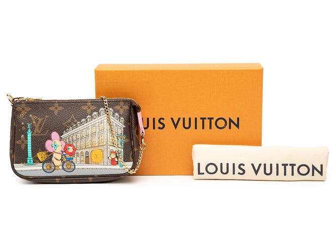 Mini Pochette Accessoires Vivienne a Parigi in Monogramma Marrone Louis Vuitton - vista 9