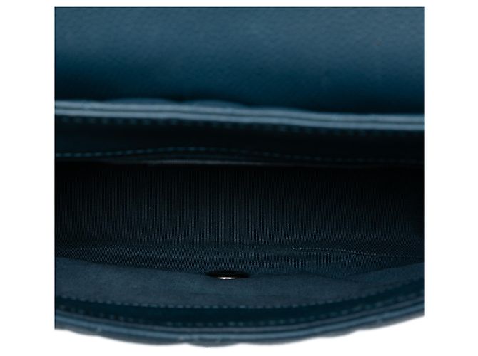 Chanel Blau Kleine Gequiltete Caviar Tasche mit Lappen für Freizeit - Ansicht 4