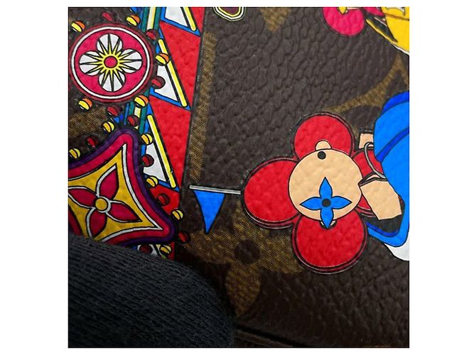 Mini Pochette Accessoires Vivienne Natale Monogramma Marrone Louis Vuitton - vista 10