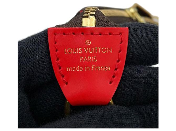 Mini Pochette Accessoires Vivienne Natale Monogramma Marrone Louis Vuitton - vista 5