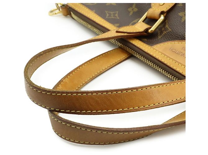 Louis Vuitton Monogram Palermo PM Tote Bag Braun Schwarz Monogramm - Ansicht 5