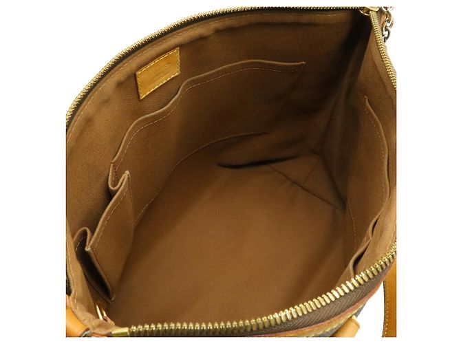 Louis Vuitton Monogram Palermo PM Tote Bag Braun Schwarz Monogramm - Ansicht 7