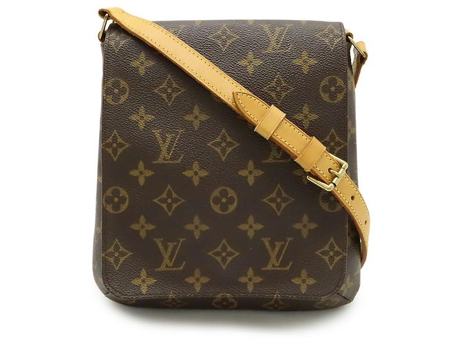 Borsa a Spalla Musette Salsa Monogramma Louis Vuitton Marrone Nero - vista 2