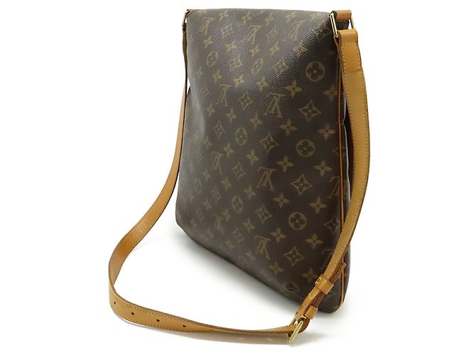 Borsa a Spalla Musette Monogram Louis Vuitton Marrone Monogramma - vista 3