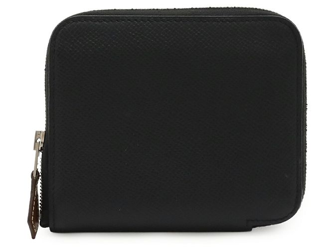 Monedero compacto Azap Silkin de Hermès Negro - vista 2