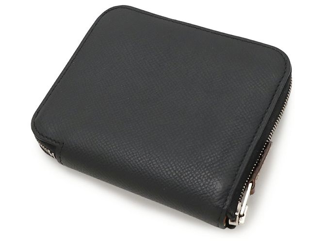 Monedero compacto Azap Silkin de Hermès Negro - vista 3