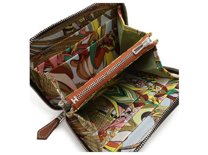 Monedero compacto Azap Silkin de Hermès Negro - vista 6