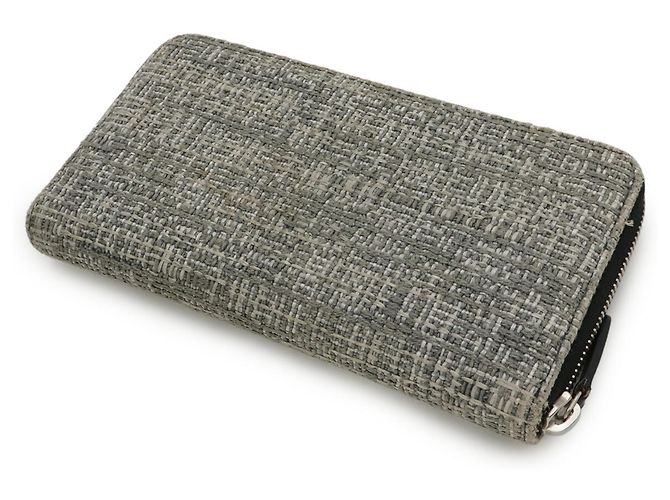 Cartera Larga Chanel Deauville Line Castaño Negro - vista 3