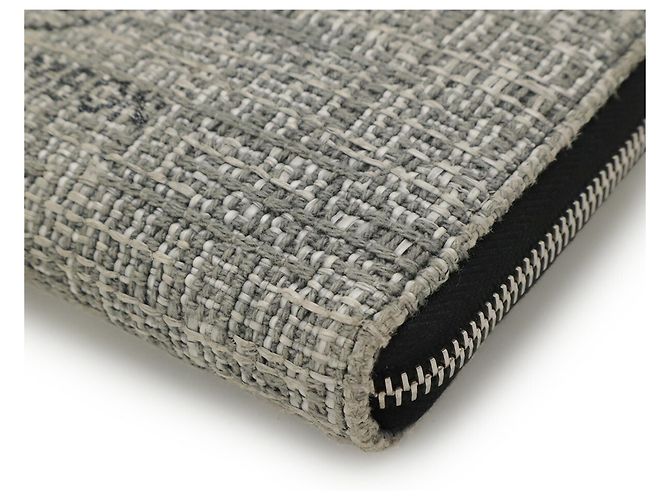 Cartera Larga Chanel Deauville Line Castaño Negro - vista 4