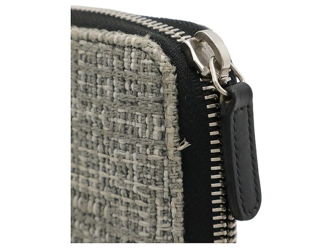 Cartera Larga Chanel Deauville Line Castaño Negro - vista 5