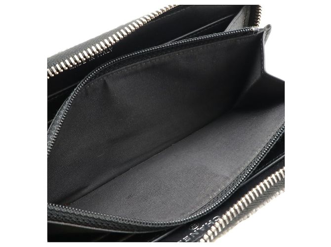 Cartera Larga Chanel Deauville Line Castaño Negro - vista 8