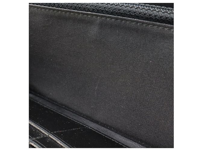 Cartera Larga Chanel Deauville Line Castaño Negro - vista 9