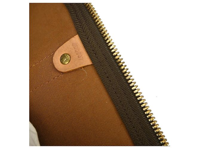 Borsa Keepall Louis Vuitton in tela Monogram 55 Marrone - vista 5