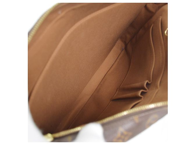Borsa Messenger Abbesses Louis Vuitton in tela Monogram Marrone - vista 3