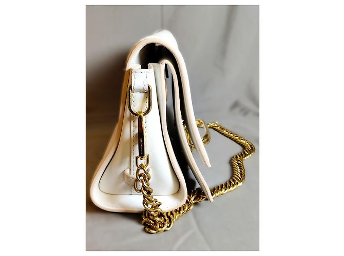 Alexander McQueen The Story borsa a tracolla in pelle bianca Bianco - vista 13