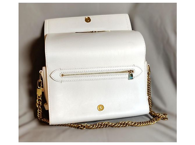 Alexander McQueen The Story borsa a tracolla in pelle bianca Bianco - vista 14