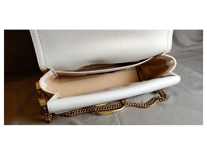 Alexander McQueen The Story borsa a tracolla in pelle bianca Bianco - vista 15