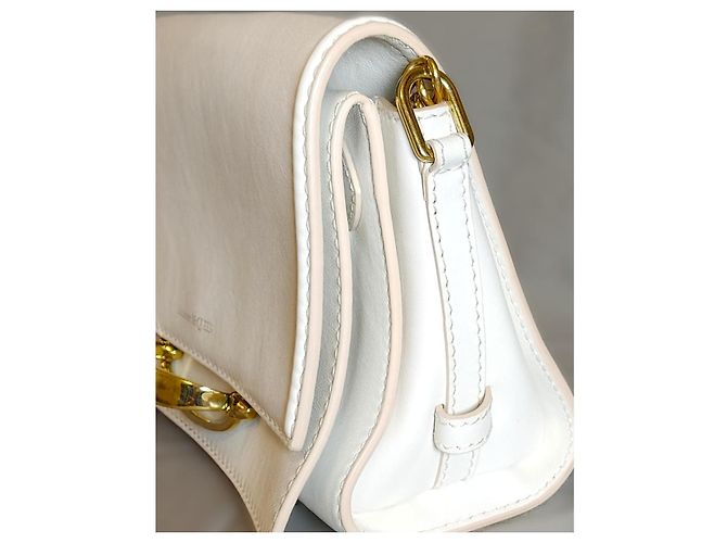Alexander McQueen The Story borsa a tracolla in pelle bianca Bianco - vista 6