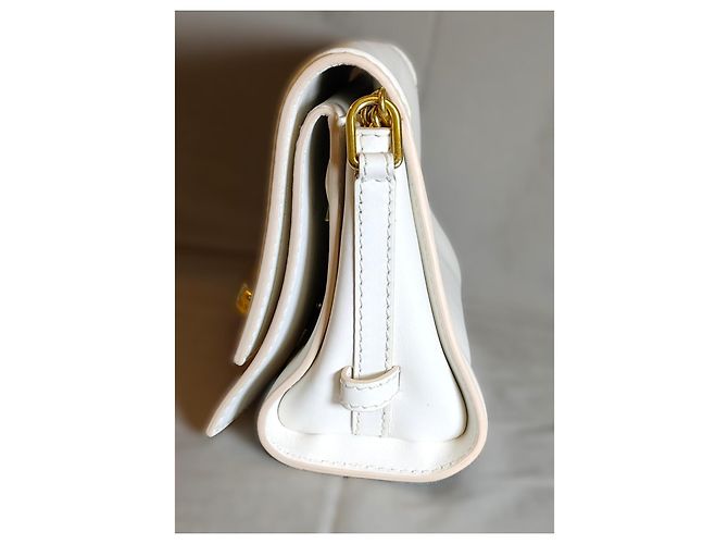 Alexander McQueen The Story borsa a tracolla in pelle bianca Bianco - vista 8