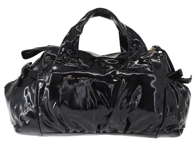Gucci Hysteria Convertible Top Handle Bag Patent Small Black - view 2