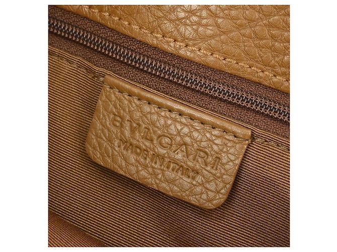 Bulgari Bvlgari Logomania Canvas Marrone - vista 4