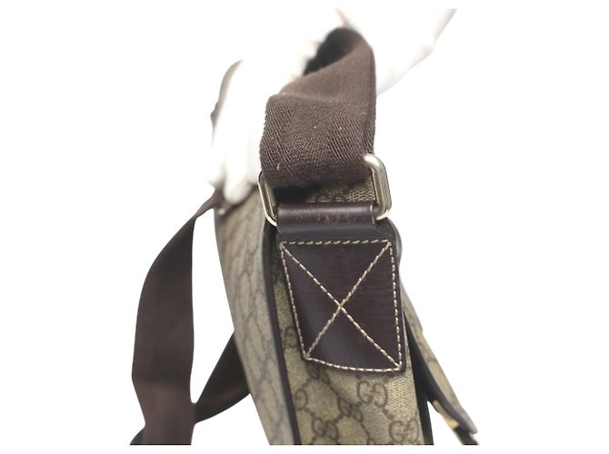 Borsa a Spalla Gucci GG Plus Marrone - vista 11