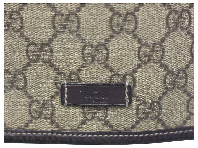 Borsa a Spalla Gucci GG Plus Marrone - vista 14
