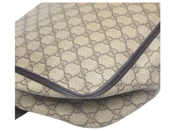 Borsa a Spalla Gucci GG Plus Marrone - vista 9
