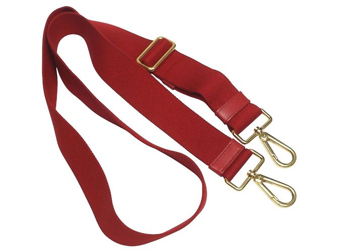 Prada Canapa Tote Mini Canvas Tasche Rot - Ansicht 18