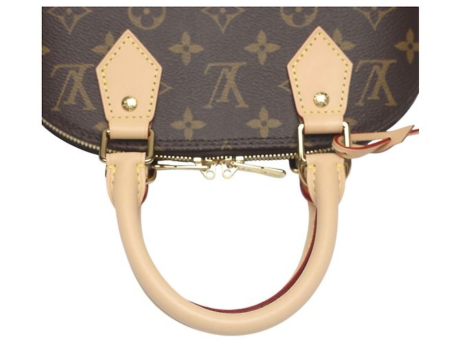 Louis Vuitton Alma BB Monogram Canvas Tote Bag Braun Monogramm - Ansicht 11