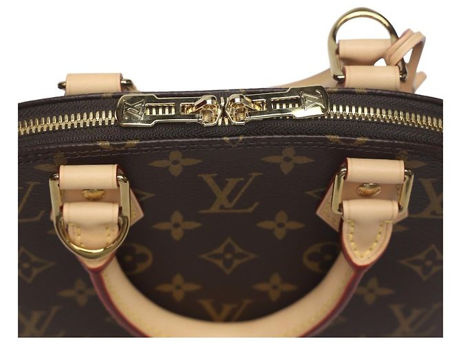 Louis Vuitton Alma BB Monogram Canvas Tote Bag Braun Monogramm - Ansicht 12