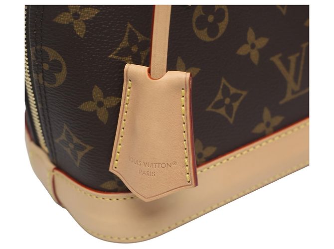 Louis Vuitton Alma BB Monogram Canvas Tote Bag Braun Monogramm - Ansicht 13