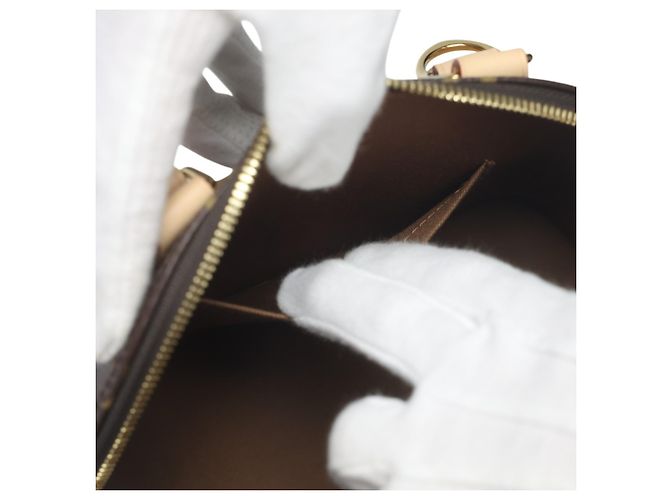 Louis Vuitton Alma BB Monogram Canvas Tote Bag Braun Monogramm - Ansicht 15