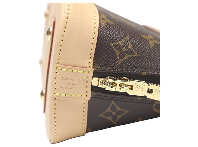 Louis Vuitton Alma BB Monogram Canvas Tote Bag Braun Monogramm - Ansicht 16