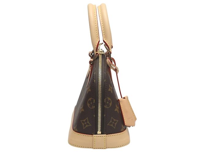 Louis Vuitton Alma BB Monogram Canvas Tote Bag Braun Monogramm - Ansicht 4