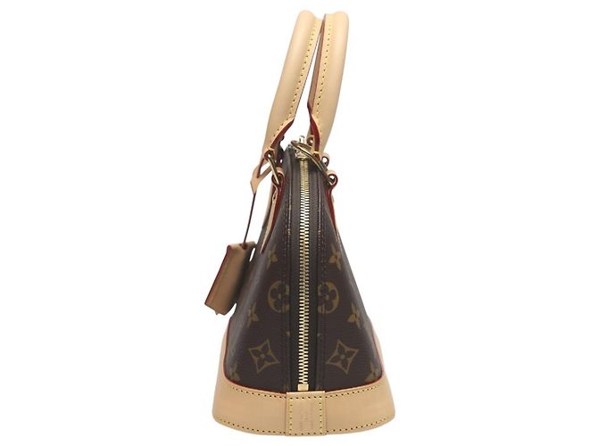 Louis Vuitton Alma BB Monogram Canvas Tote Bag Braun Monogramm - Ansicht 5