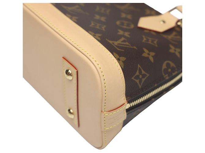 Louis Vuitton Alma BB Monogram Canvas Tote Bag Braun Monogramm - Ansicht 7