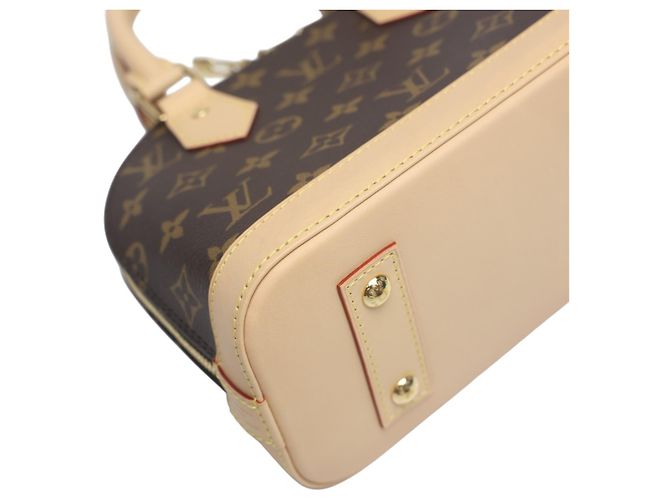 Louis Vuitton Alma BB Monogram Canvas Tote Bag Braun Monogramm - Ansicht 9
