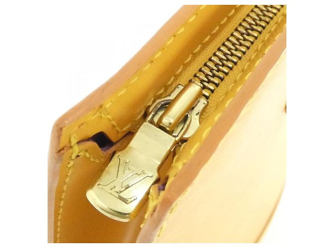 Louis Vuitton Epi Saint Jacques Kalbsleder Handtasche Gelb - Ansicht 4