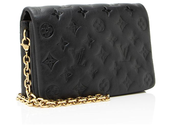 Pochette Coussin de cordero con estampado Monogram de Louis Vuitton Negro - vista 2