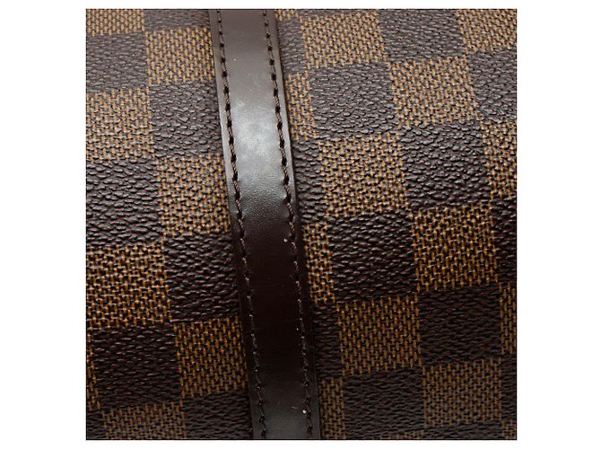 Borsa Louis Vuitton Vintage Damier Ebene Papillon 26 Marrone - vista 10