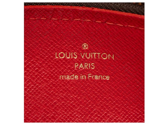 Borsa Louis Vuitton Vintage Damier Ebene Papillon 26 Marrone - vista 8