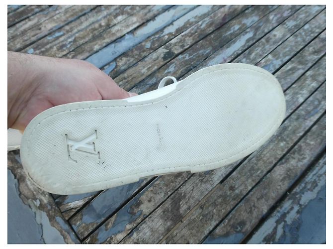 Hermès Louis Vuitton Damensneaker Größe 5 38 Weiß - Ansicht 9