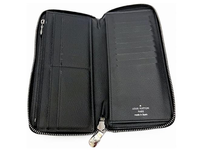 Cartera Zippy Monogram Eclipse Louis Vuitton Negro - vista 3