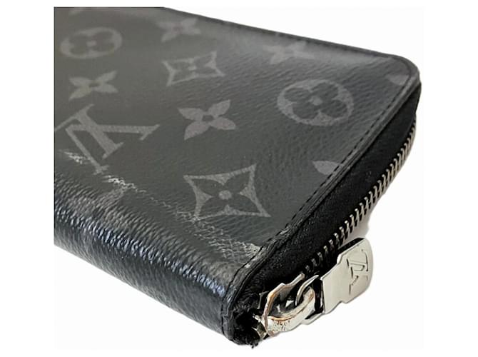 Cartera Zippy Monogram Eclipse Louis Vuitton Negro - vista 6