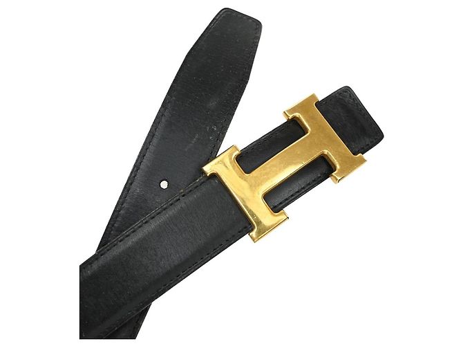 Hermès Hermes Constance Reversible Belt Leather Medium Black - view 5